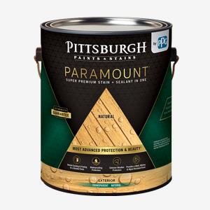PITTSBURGH PAINTS & STAINS<sup>®</sup> PARAMOUNT<sup>™</sup> Exterior Transparent Super Premium Stain & Sealant In One - Acrylic Oil