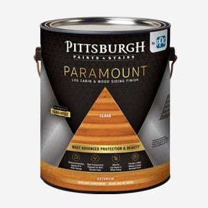 PITTSBURGH PAINTS & STAINS<sup>®</sup> PARAMOUNT<sup>™</sup> Log Cabin & Wood Siding Finish