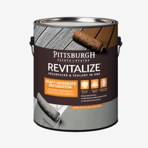 PITTSBURGH PAINTS & STAINS<sup>®</sup> REVITALIZE<sup>®</sup> Resurfacer & Sealant - Heavy to Moderate Restoration
