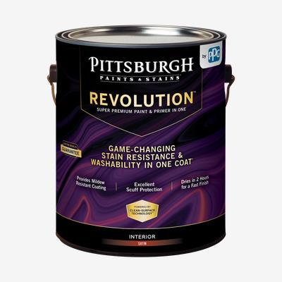 PITTSBURGH PAINTS & STAINS<sup>®</sup> REVOLUTION<sup>™</sup> Interior Paint & Primer