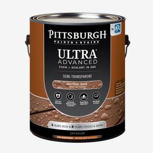PITTSBURGH PAINTS & STAINS<sup>®</sup> ULTRA Advanced Exterior Semi-Transparent Stain & Sealant