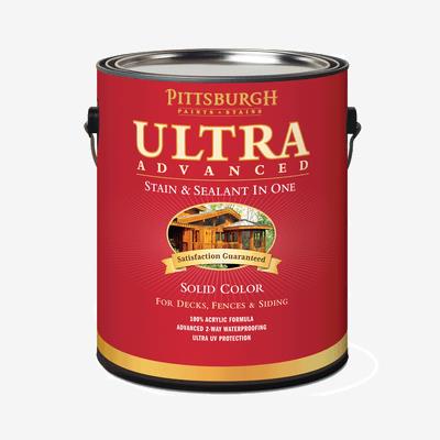 PITTSBURGH PAINTS & STAINS ULTRA Advanced Exterior Solid Color Stain